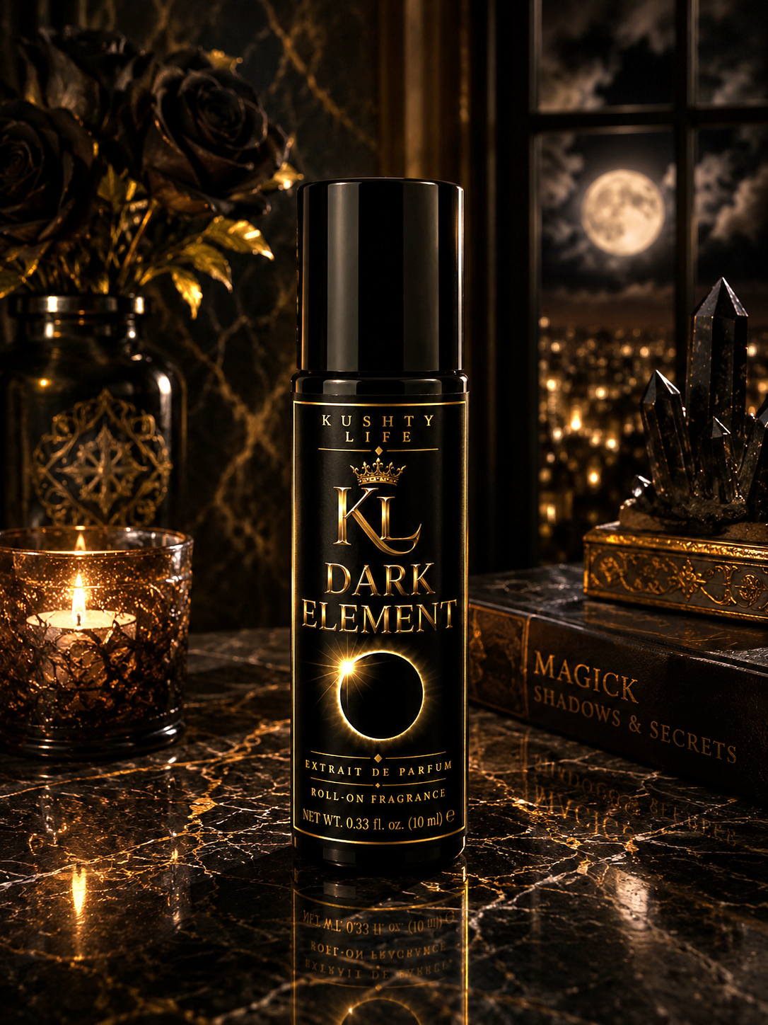 Roll-On Cologne — Dark Element
Bergamot • Tonka Bean • Mahogany • Vetiver • Amber
